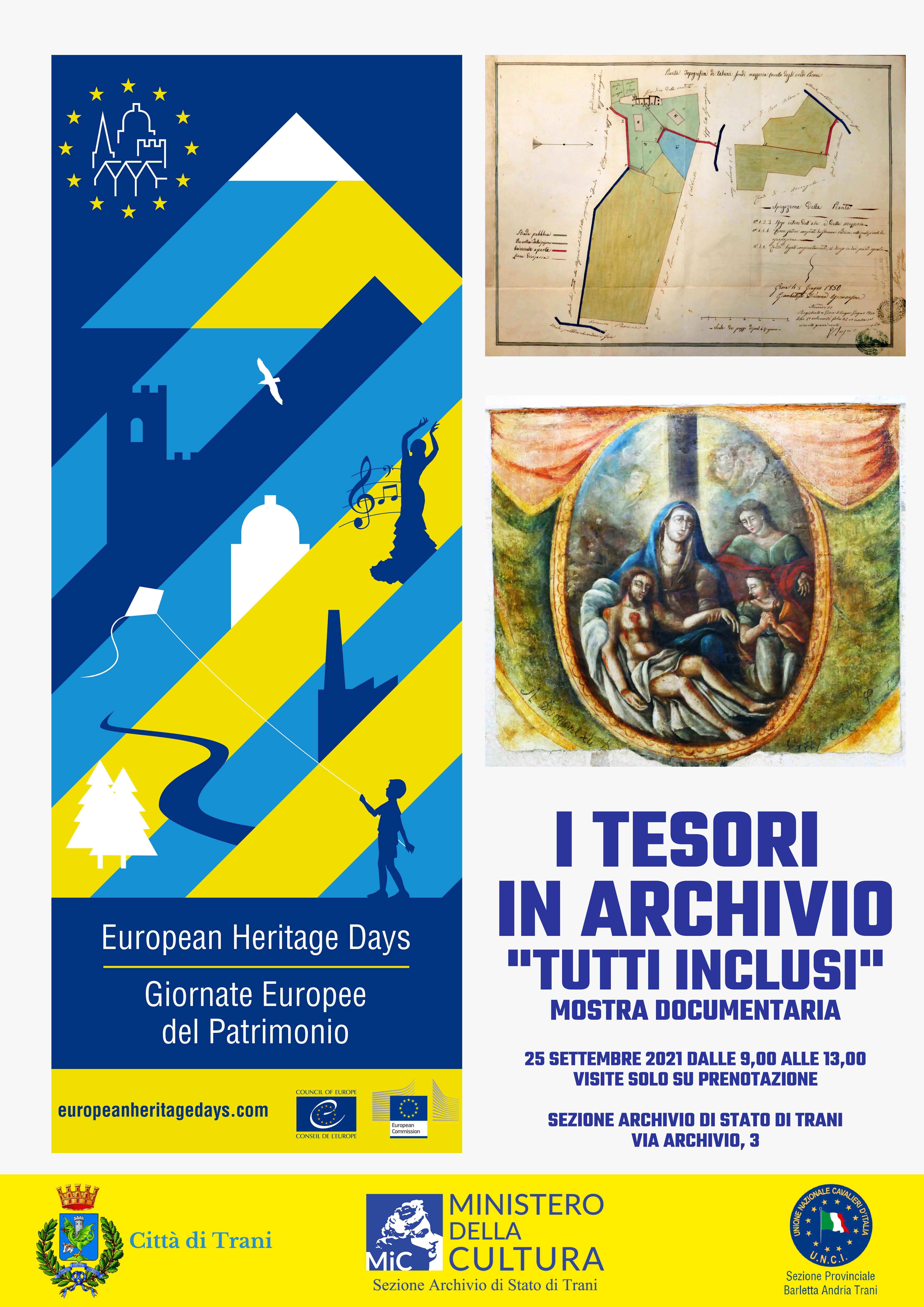 Mostra documentaria sui “tesori” dell’Archivio di Stato di Trani e visita all'Isituto